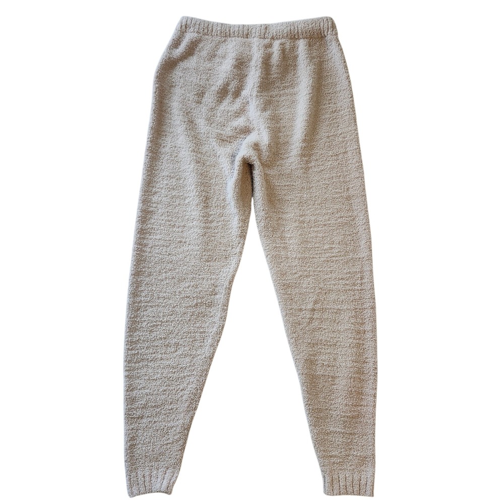 Carbon 2 Cobalt Womens Small Oatmeal Beige Boucle Knit Sweater and Jogger Set - Picture 3 of 10